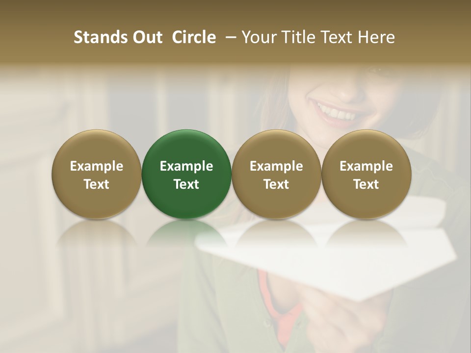 Wallmurals Officeworker Posters PowerPoint Template