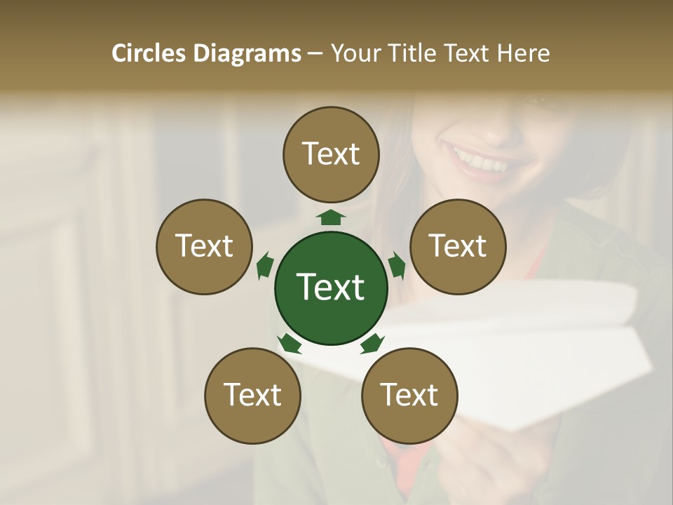 Wallmurals Officeworker Posters PowerPoint Template