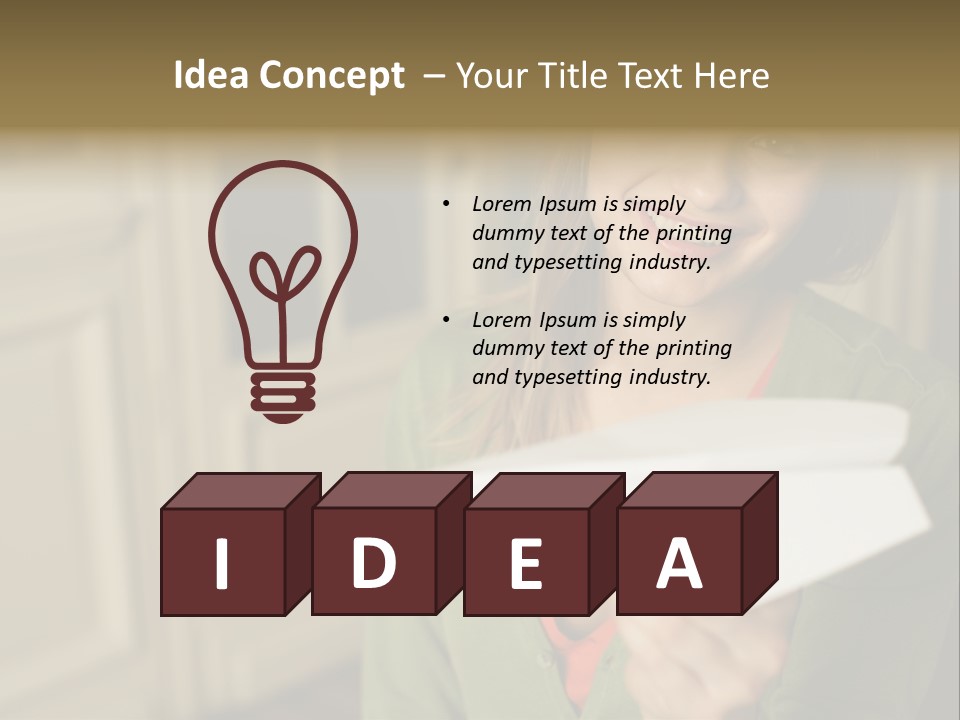 Wallmurals Officeworker Posters PowerPoint Template