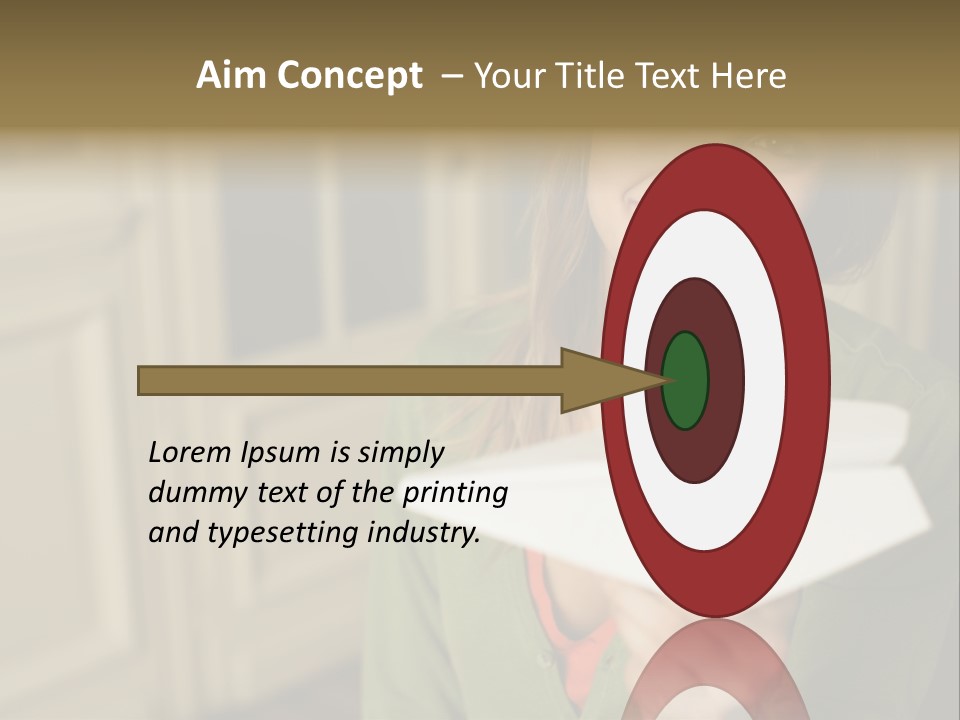 Wallmurals Officeworker Posters PowerPoint Template