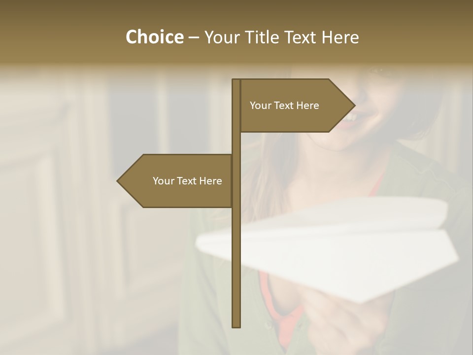 Wallmurals Officeworker Posters PowerPoint Template