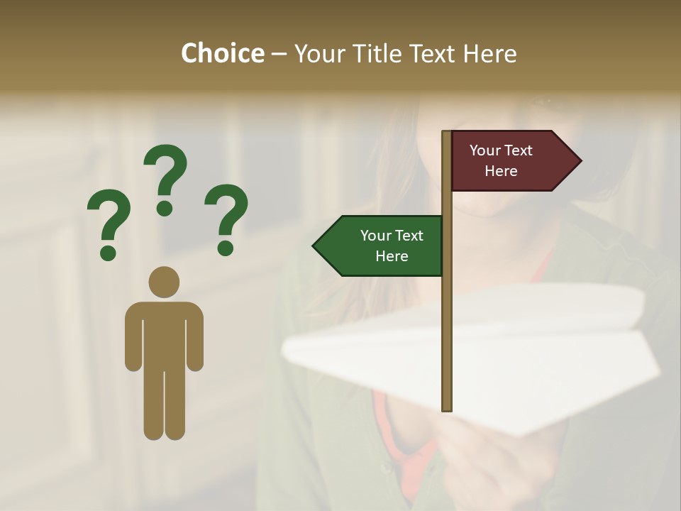 Wallmurals Officeworker Posters PowerPoint Template