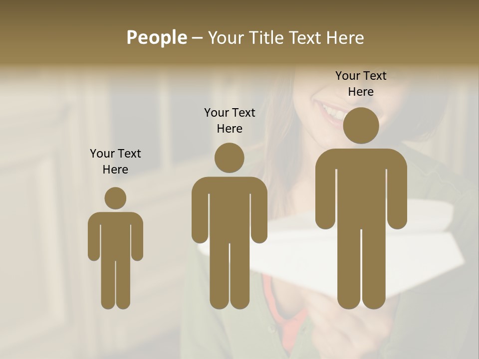 Wallmurals Officeworker Posters PowerPoint Template