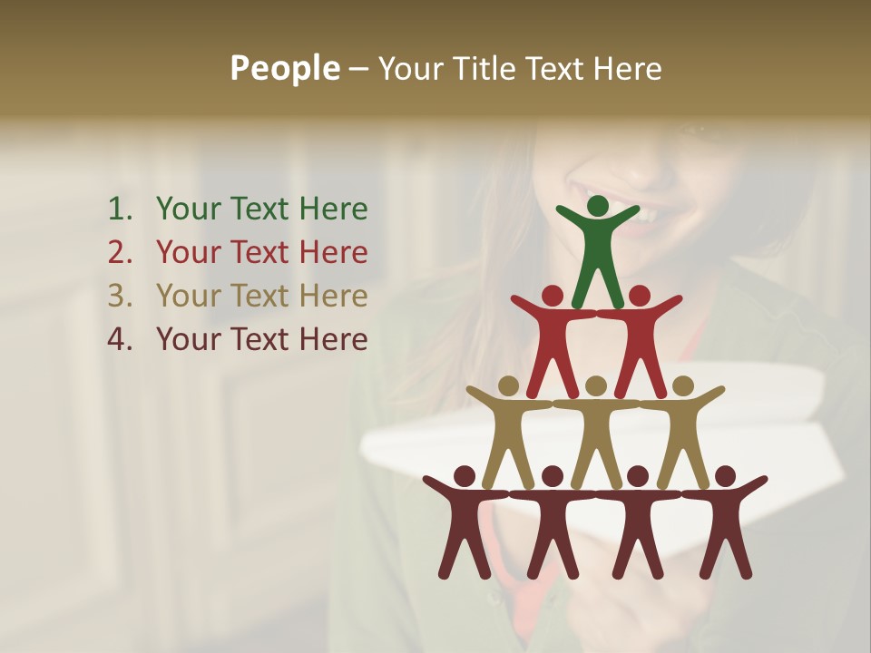 Wallmurals Officeworker Posters PowerPoint Template