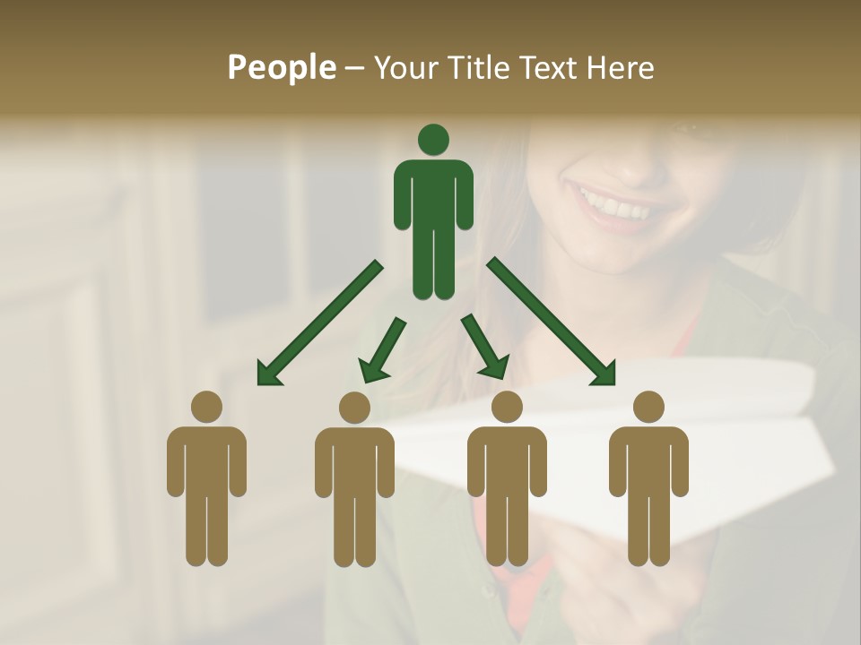 Wallmurals Officeworker Posters PowerPoint Template