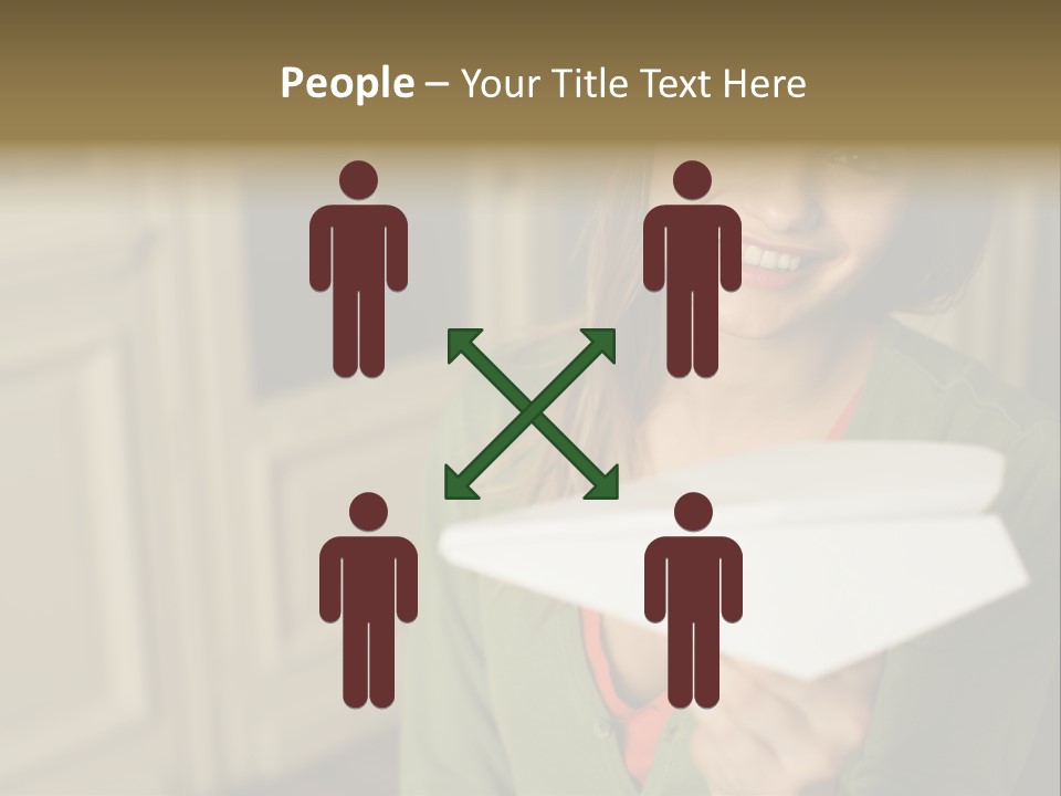 Wallmurals Officeworker Posters PowerPoint Template