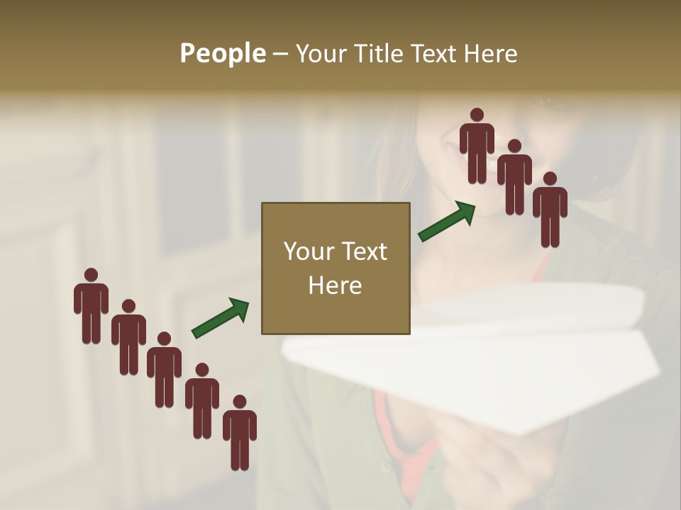 Wallmurals Officeworker Posters PowerPoint Template