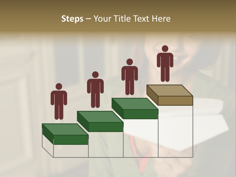 Wallmurals Officeworker Posters PowerPoint Template