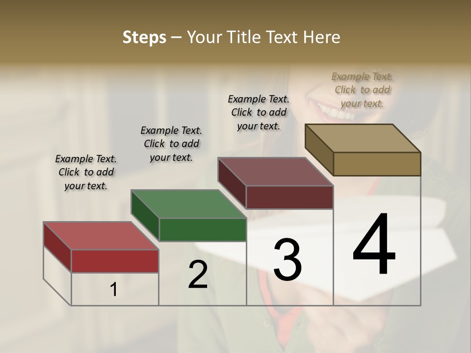 Wallmurals Officeworker Posters PowerPoint Template