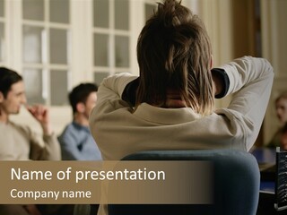 Graphic Newbusiness Colleague PowerPoint Template