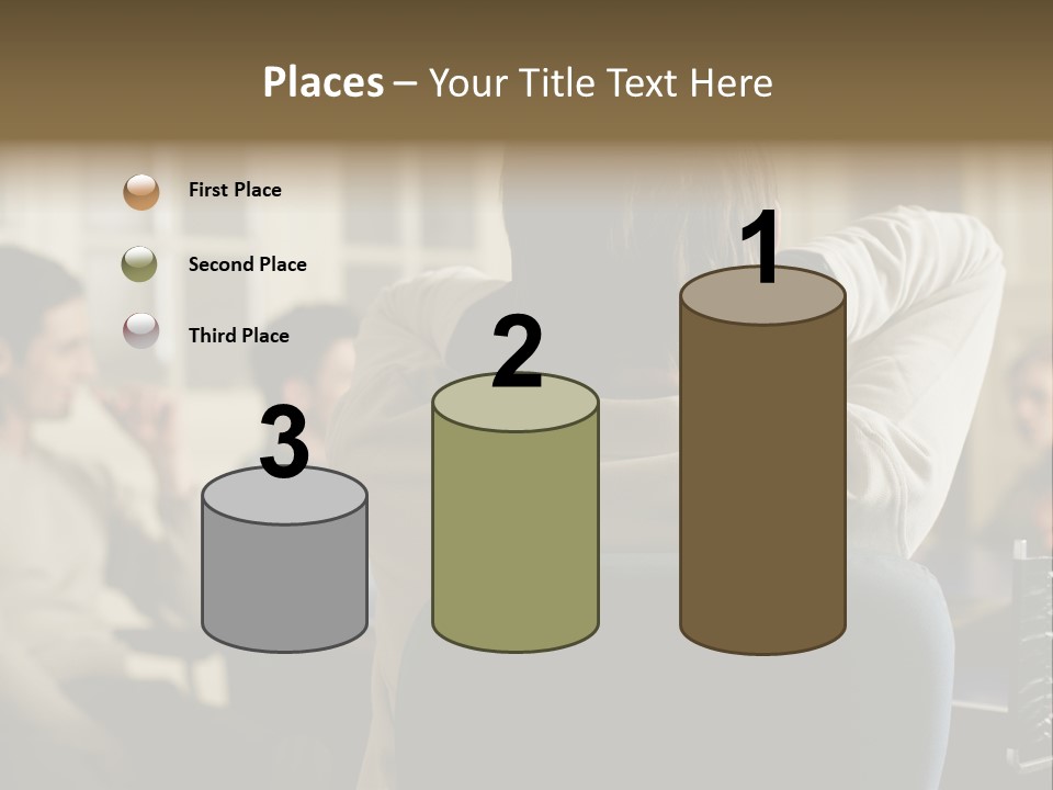 Graphic Newbusiness Colleague PowerPoint Template