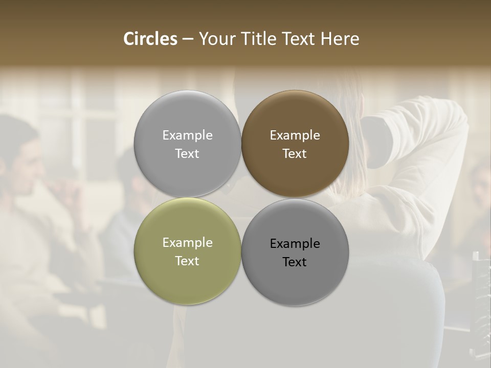 Graphic Newbusiness Colleague PowerPoint Template