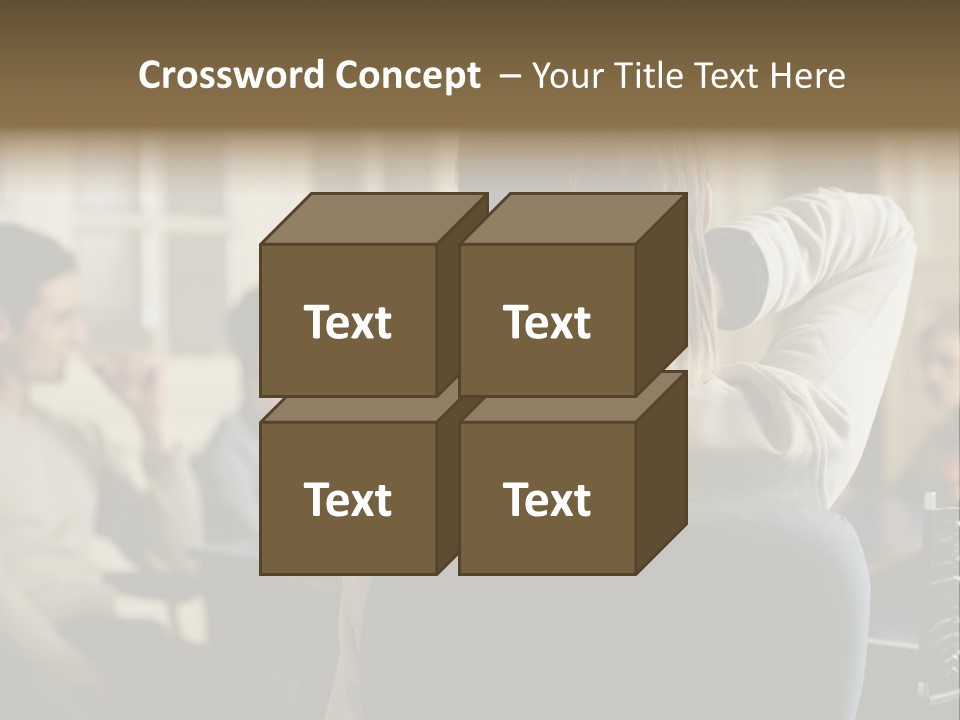 Graphic Newbusiness Colleague PowerPoint Template
