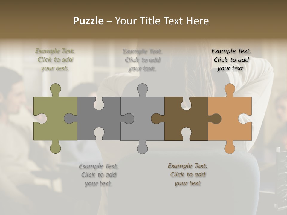 Graphic Newbusiness Colleague PowerPoint Template