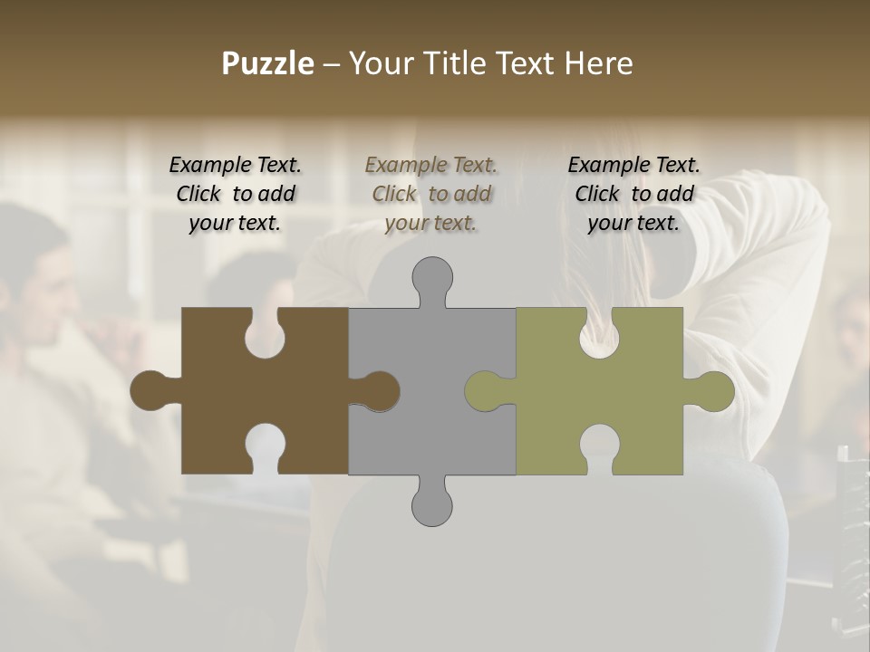 Graphic Newbusiness Colleague PowerPoint Template