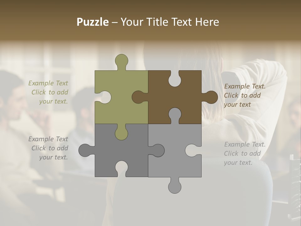 Graphic Newbusiness Colleague PowerPoint Template