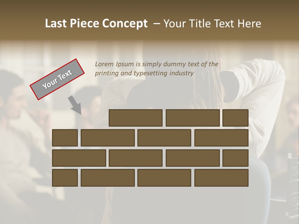 Graphic Newbusiness Colleague PowerPoint Template