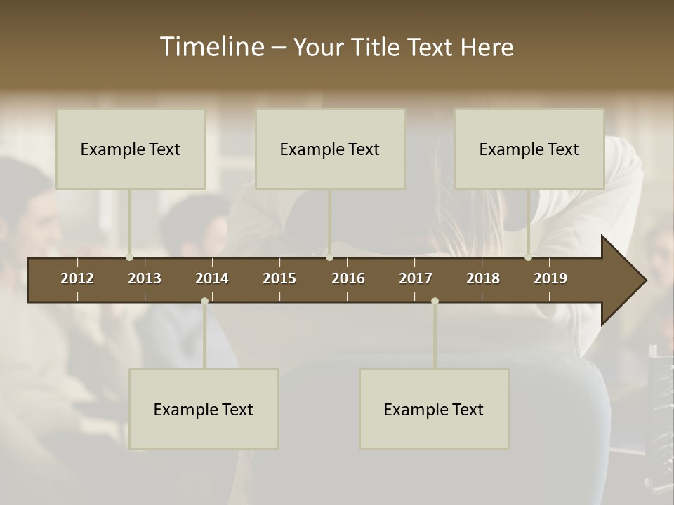 Graphic Newbusiness Colleague PowerPoint Template