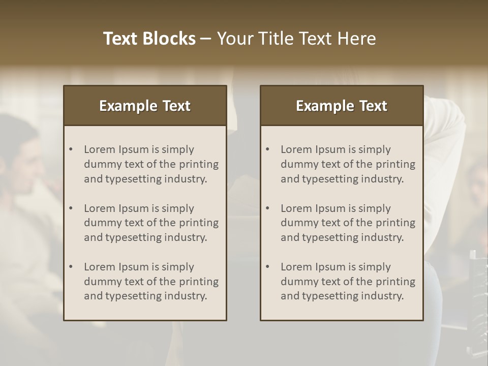Graphic Newbusiness Colleague PowerPoint Template