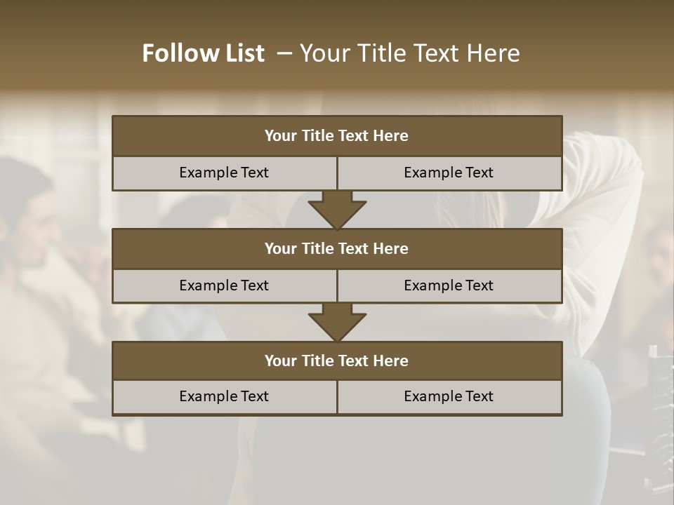 Graphic Newbusiness Colleague PowerPoint Template