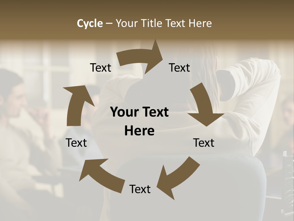 Graphic Newbusiness Colleague PowerPoint Template