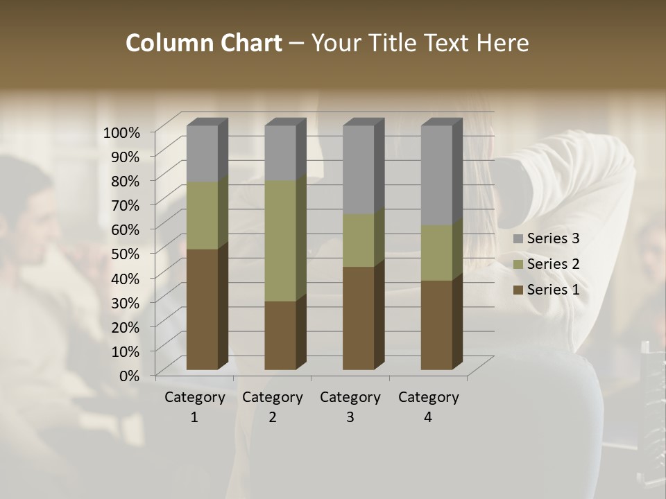 Graphic Newbusiness Colleague PowerPoint Template