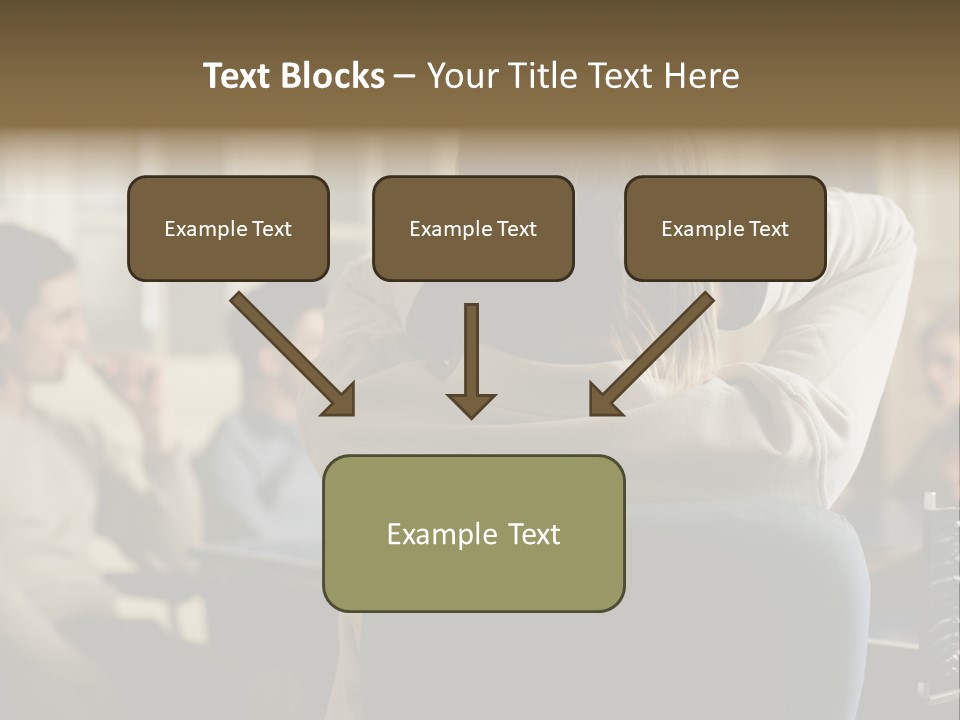 Graphic Newbusiness Colleague PowerPoint Template