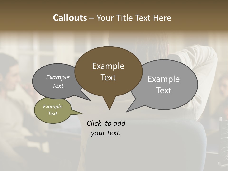 Graphic Newbusiness Colleague PowerPoint Template