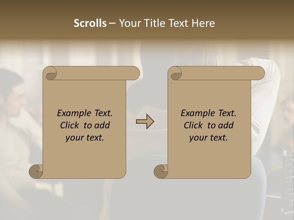 Graphic Newbusiness Colleague PowerPoint Template