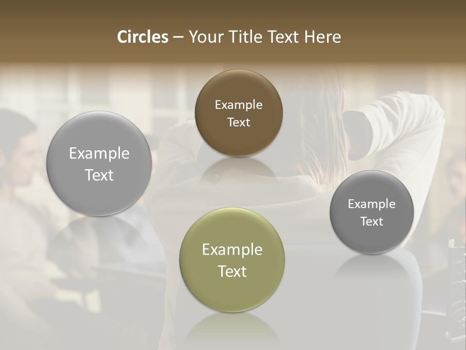 Graphic Newbusiness Colleague PowerPoint Template