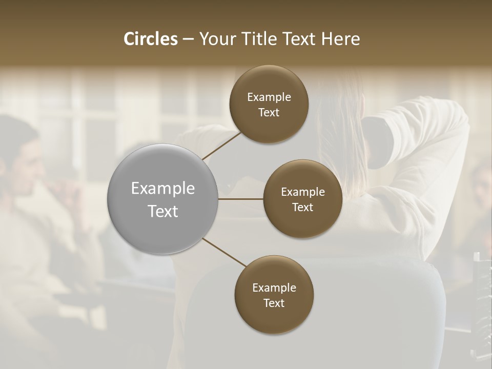 Graphic Newbusiness Colleague PowerPoint Template