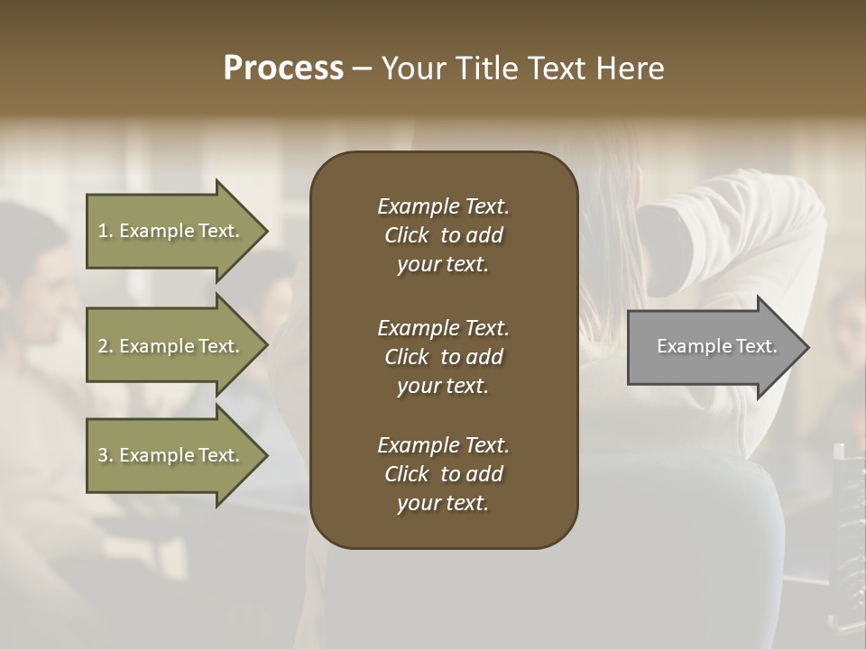 Graphic Newbusiness Colleague PowerPoint Template