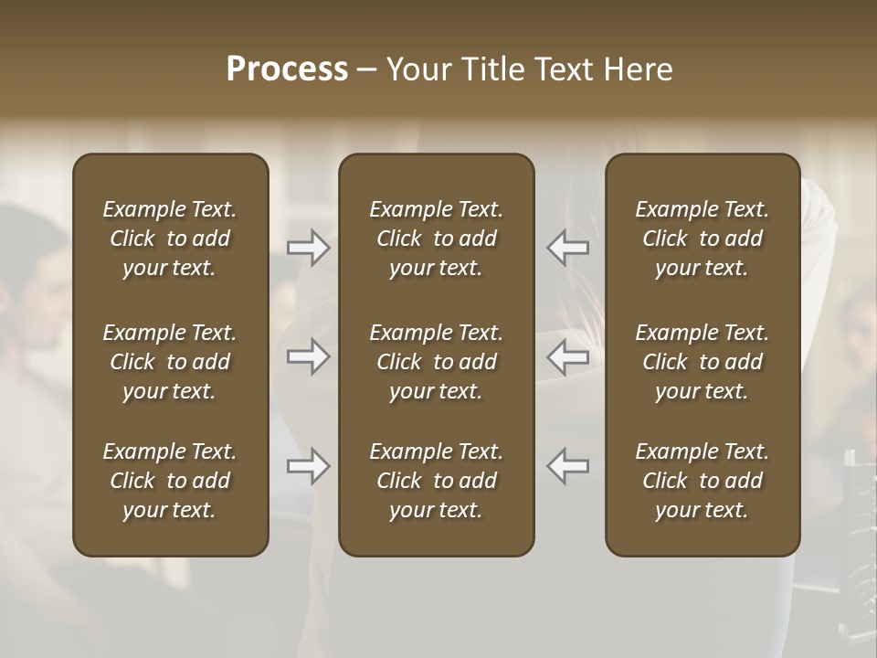 Graphic Newbusiness Colleague PowerPoint Template