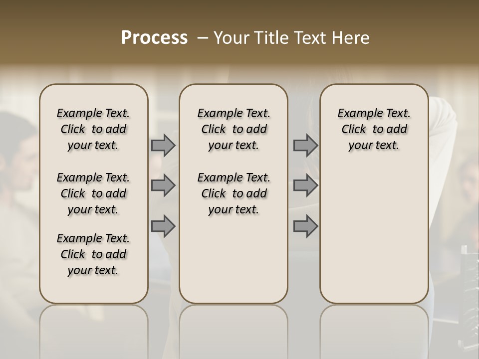 Graphic Newbusiness Colleague PowerPoint Template