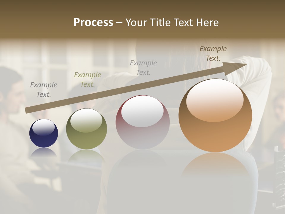 Graphic Newbusiness Colleague PowerPoint Template