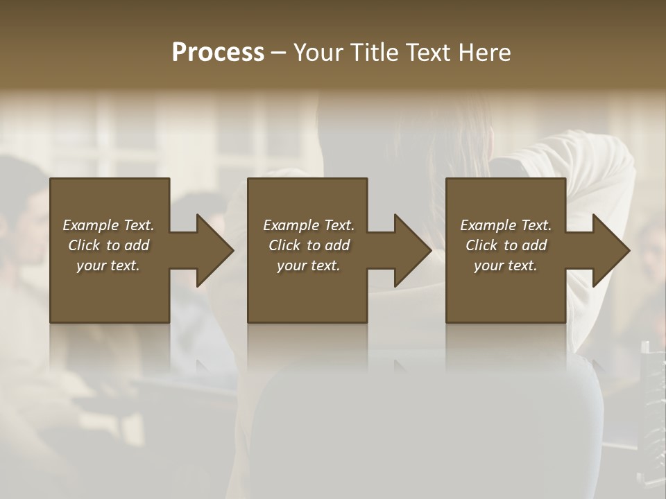 Graphic Newbusiness Colleague PowerPoint Template