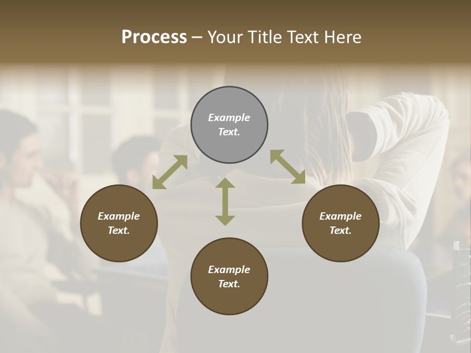 Graphic Newbusiness Colleague PowerPoint Template
