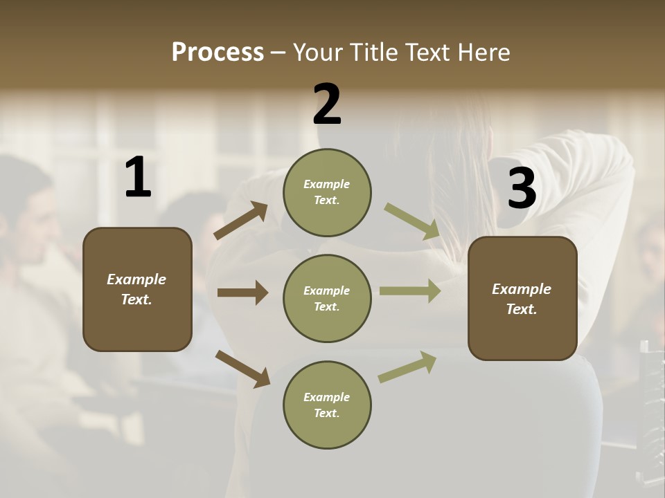 Graphic Newbusiness Colleague PowerPoint Template
