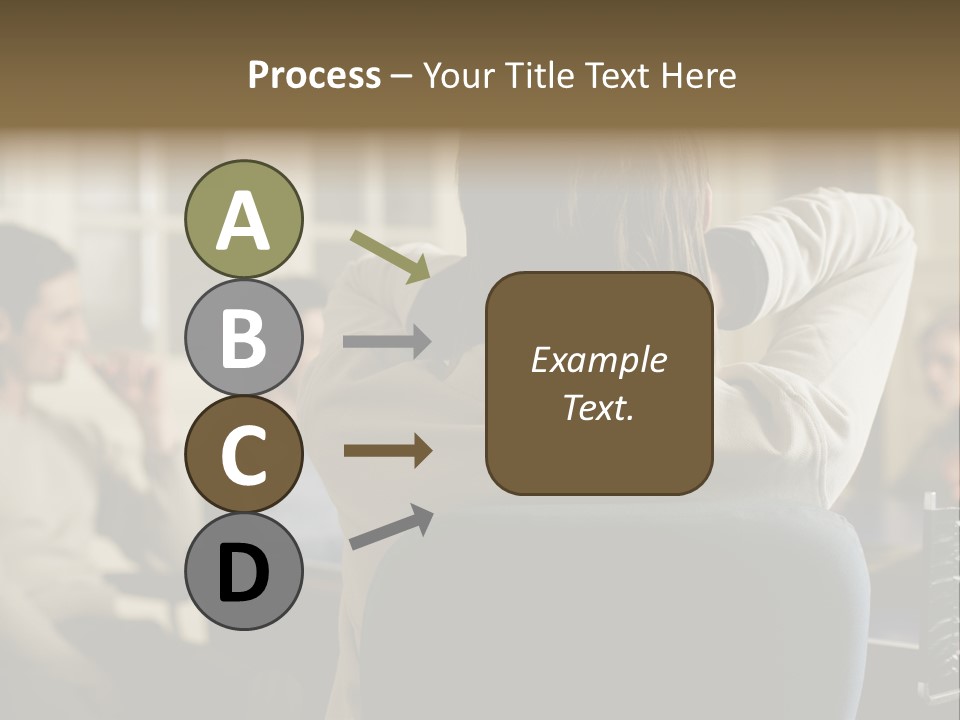 Graphic Newbusiness Colleague PowerPoint Template