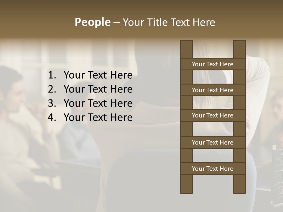 Graphic Newbusiness Colleague PowerPoint Template