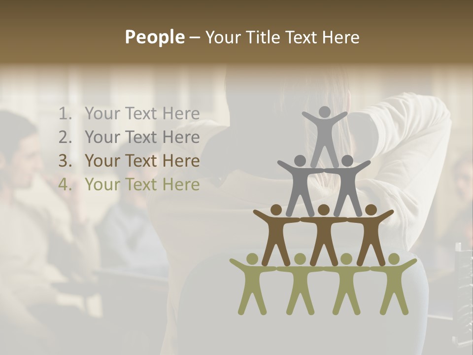 Graphic Newbusiness Colleague PowerPoint Template