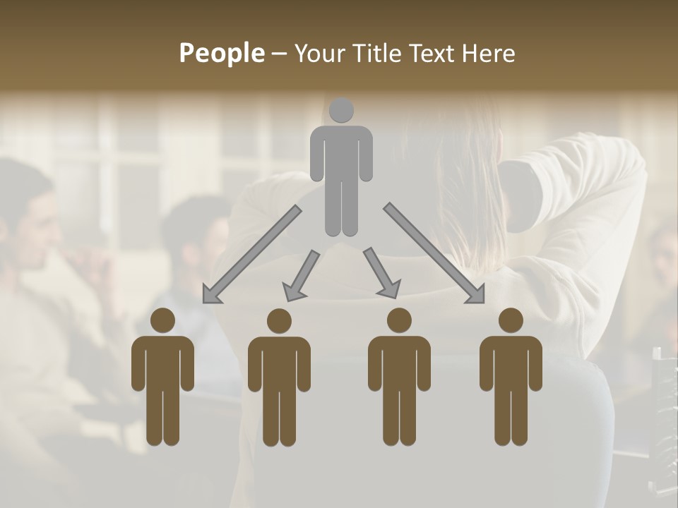 Graphic Newbusiness Colleague PowerPoint Template