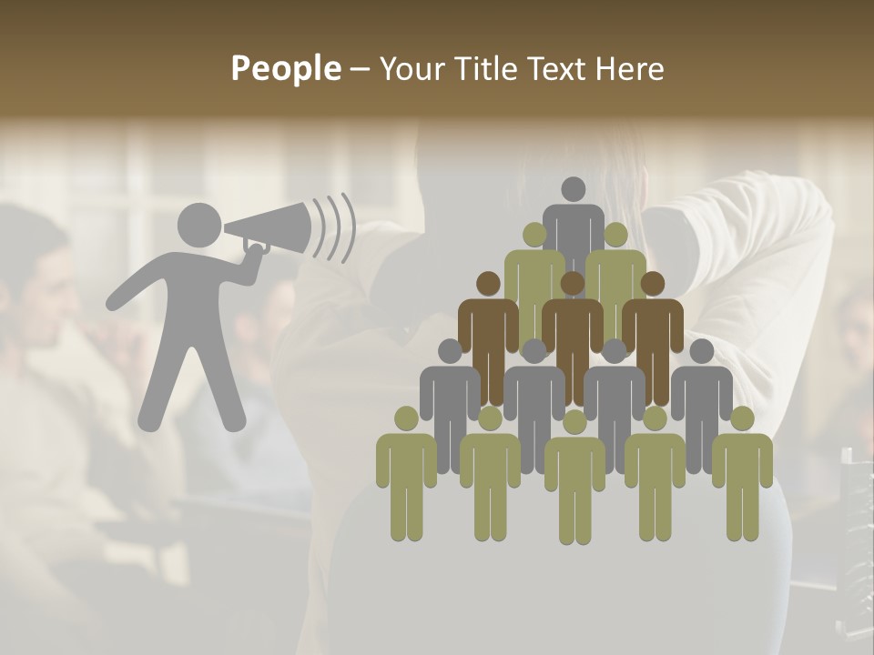 Graphic Newbusiness Colleague PowerPoint Template