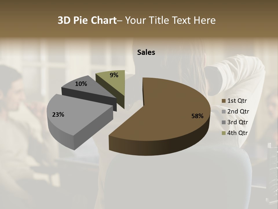 Graphic Newbusiness Colleague PowerPoint Template