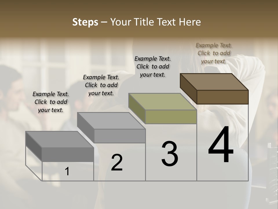 Graphic Newbusiness Colleague PowerPoint Template