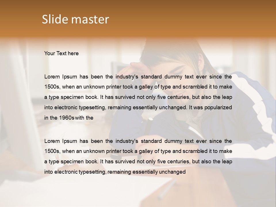 Royaltyfreephoto Funky Paper PowerPoint Template