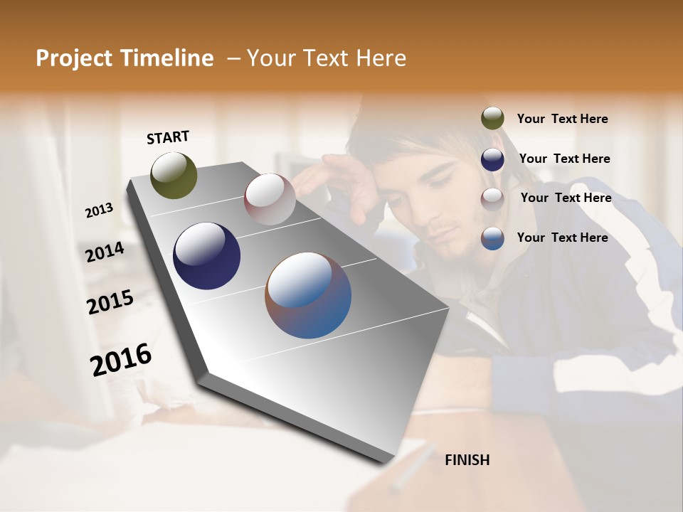 Royaltyfreephoto Funky Paper PowerPoint Template