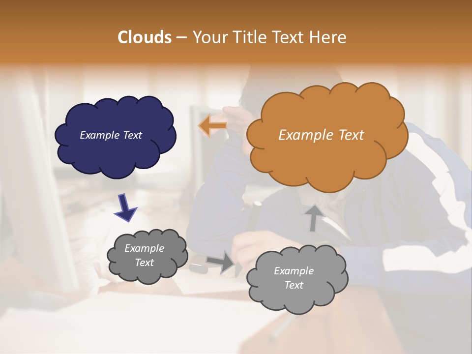 Royaltyfreephoto Funky Paper PowerPoint Template