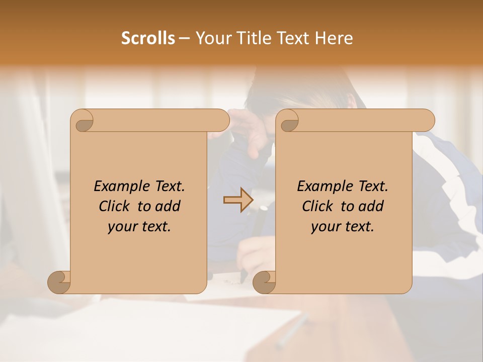 Royaltyfreephoto Funky Paper PowerPoint Template