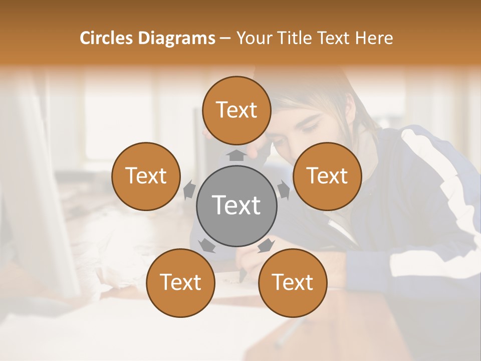 Royaltyfreephoto Funky Paper PowerPoint Template